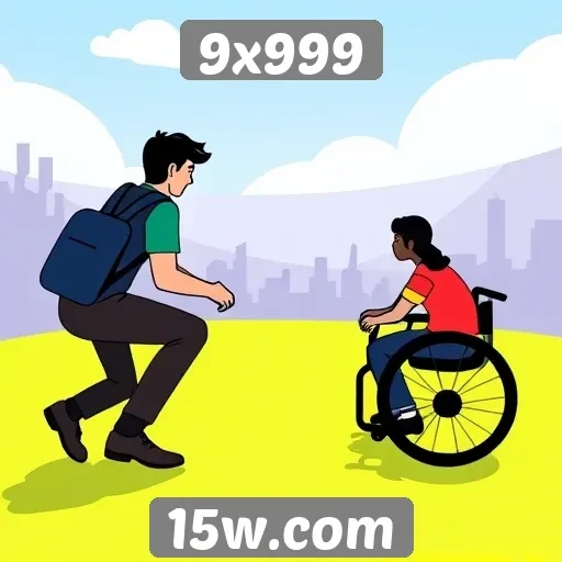 Acessibilidade no site de jogos 9x999